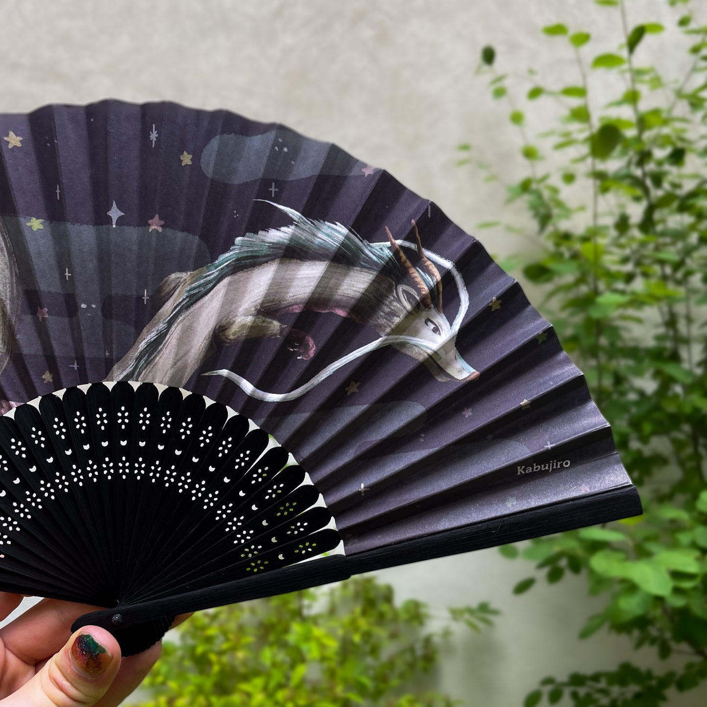 Dragon Spirit – Bamboo Folding Fan