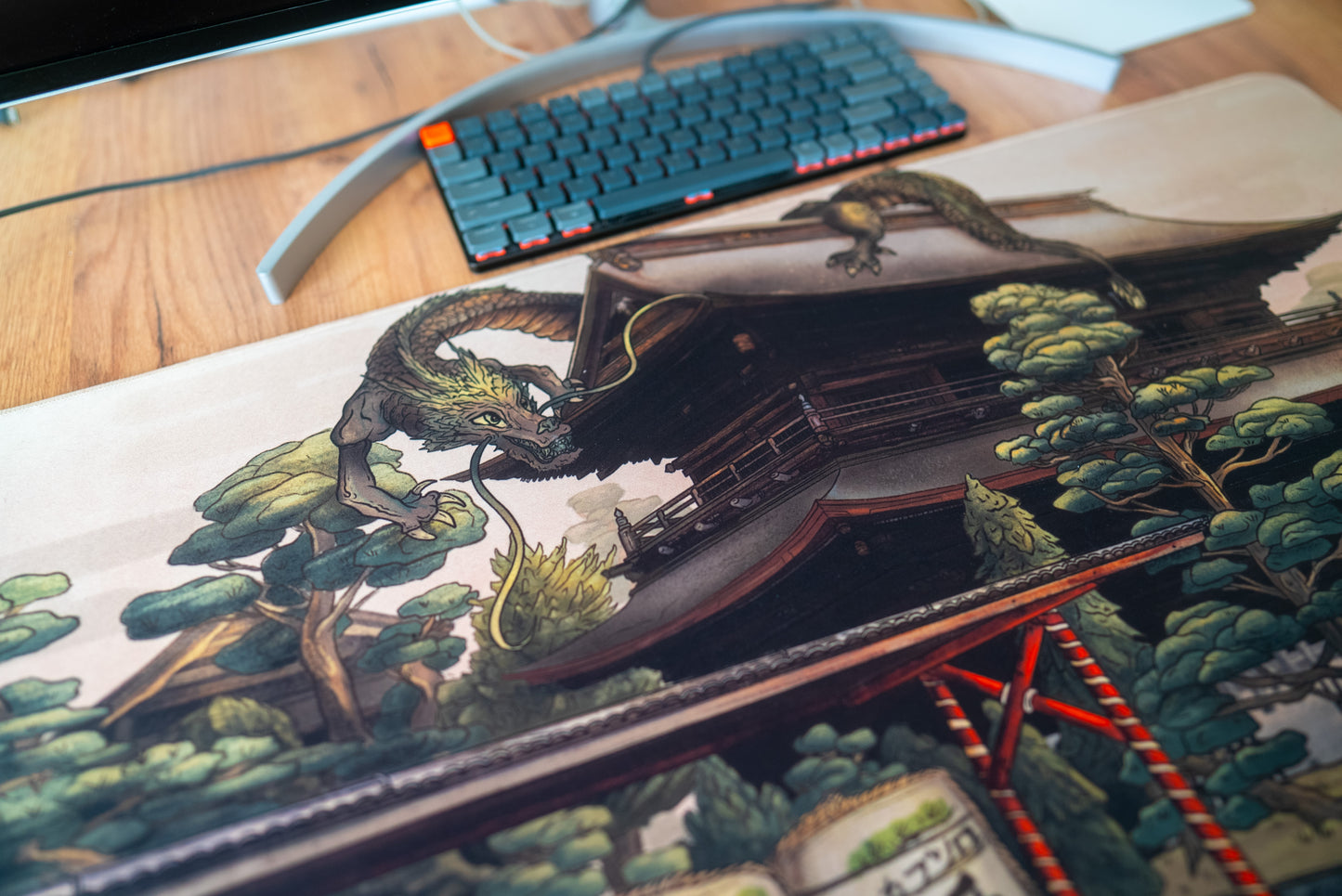 Dragon Temple – XL Gaming Desk Mat