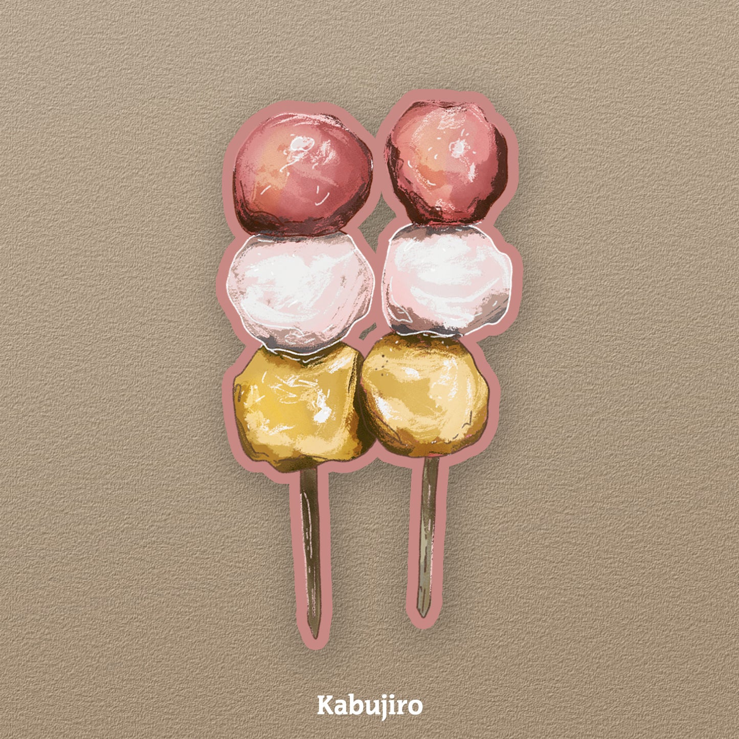 Pink Dango Sticker