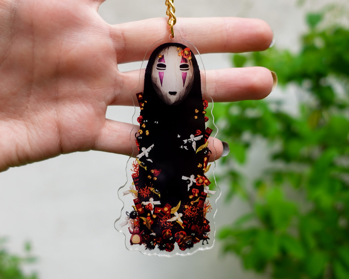 Dark Floral Spirit – Acrylic Charm