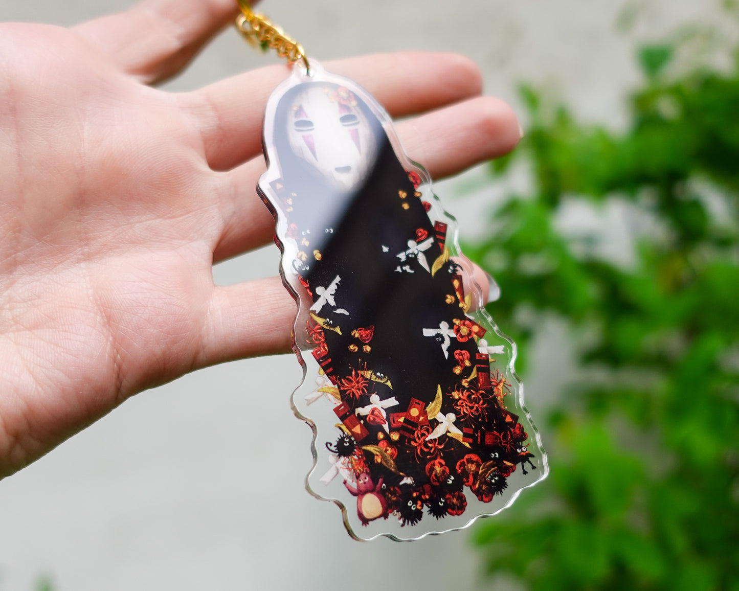 Dark Floral Spirit – Acrylic Charm