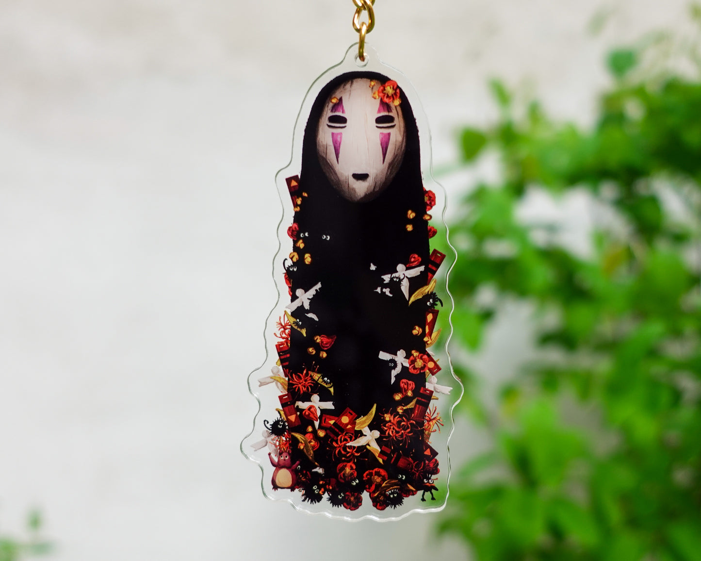 Dark Floral Spirit – Acrylic Charm