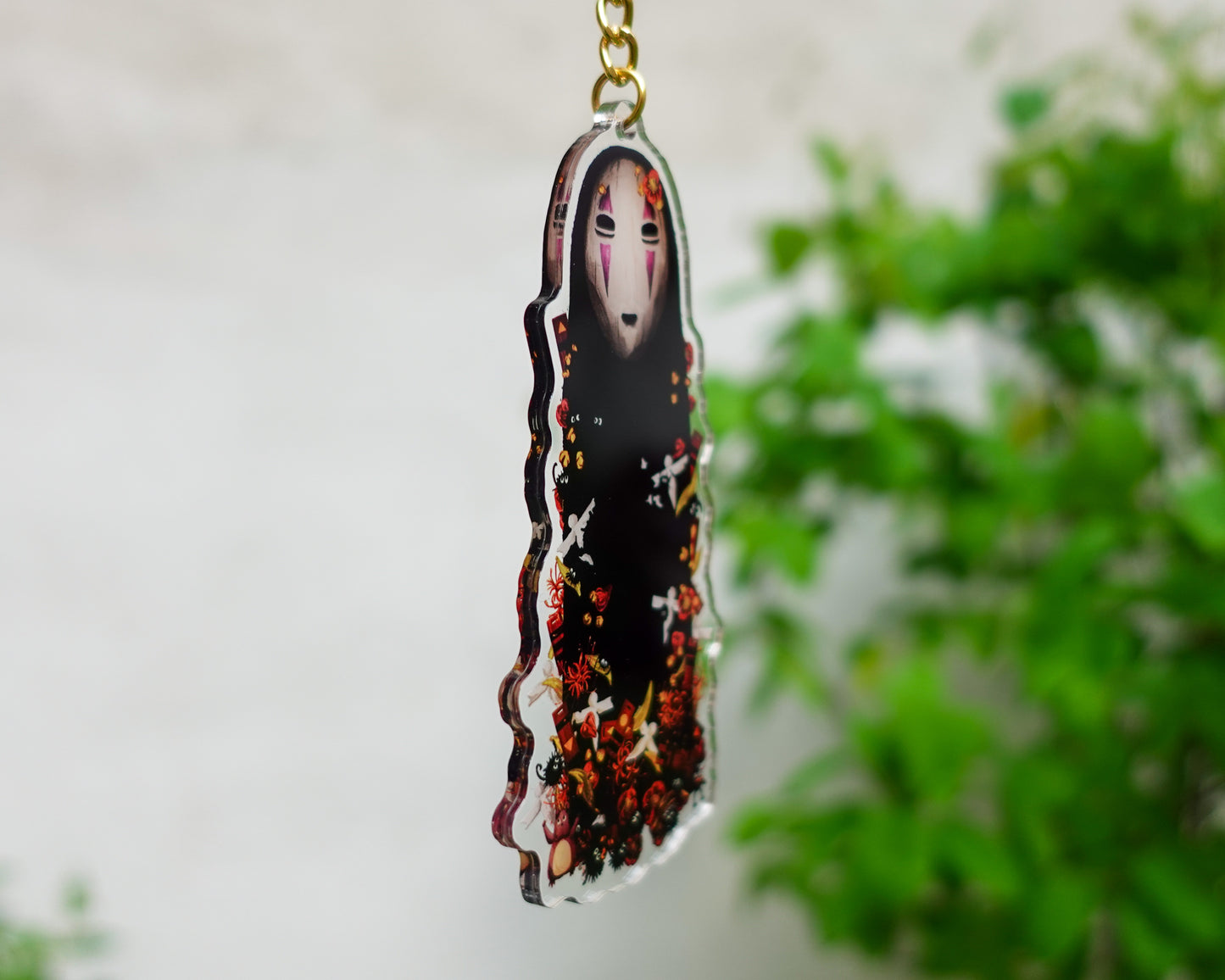 Dark Floral Spirit – Acrylic Charm