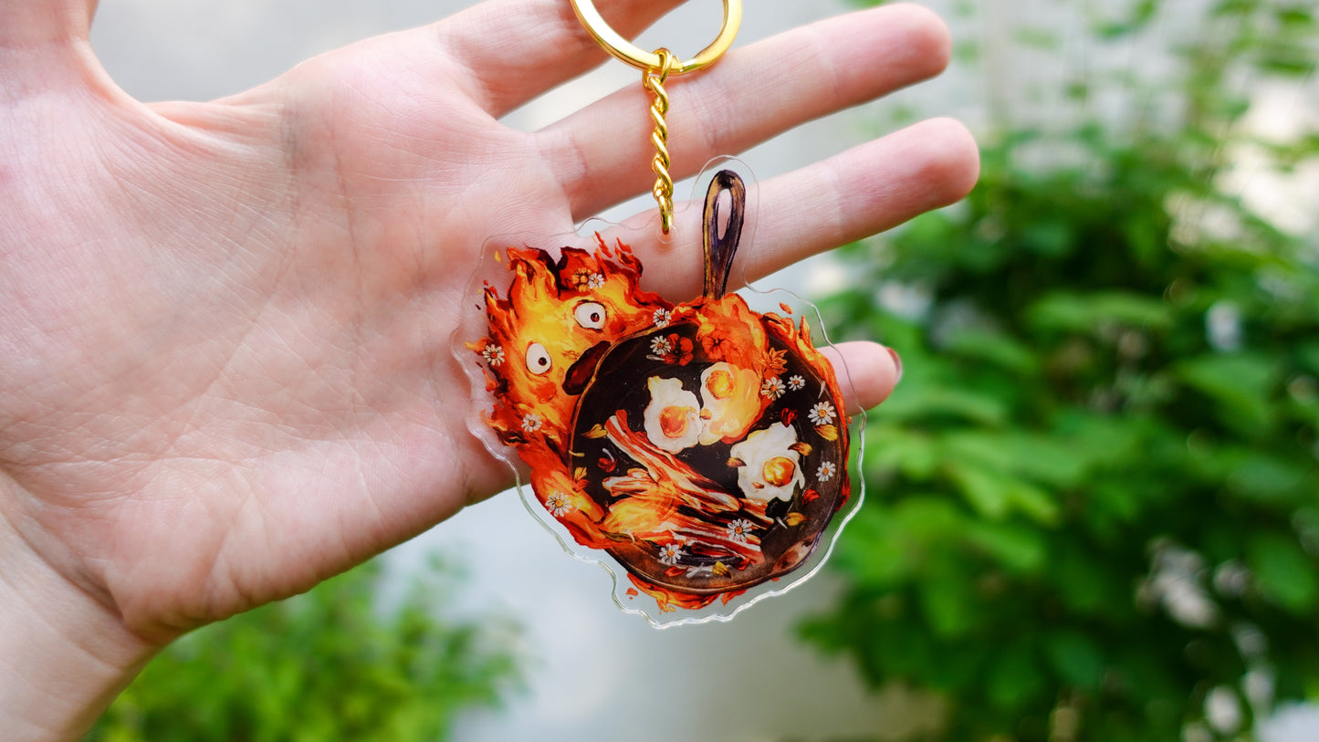 Floral Fire – Acrylic Charm