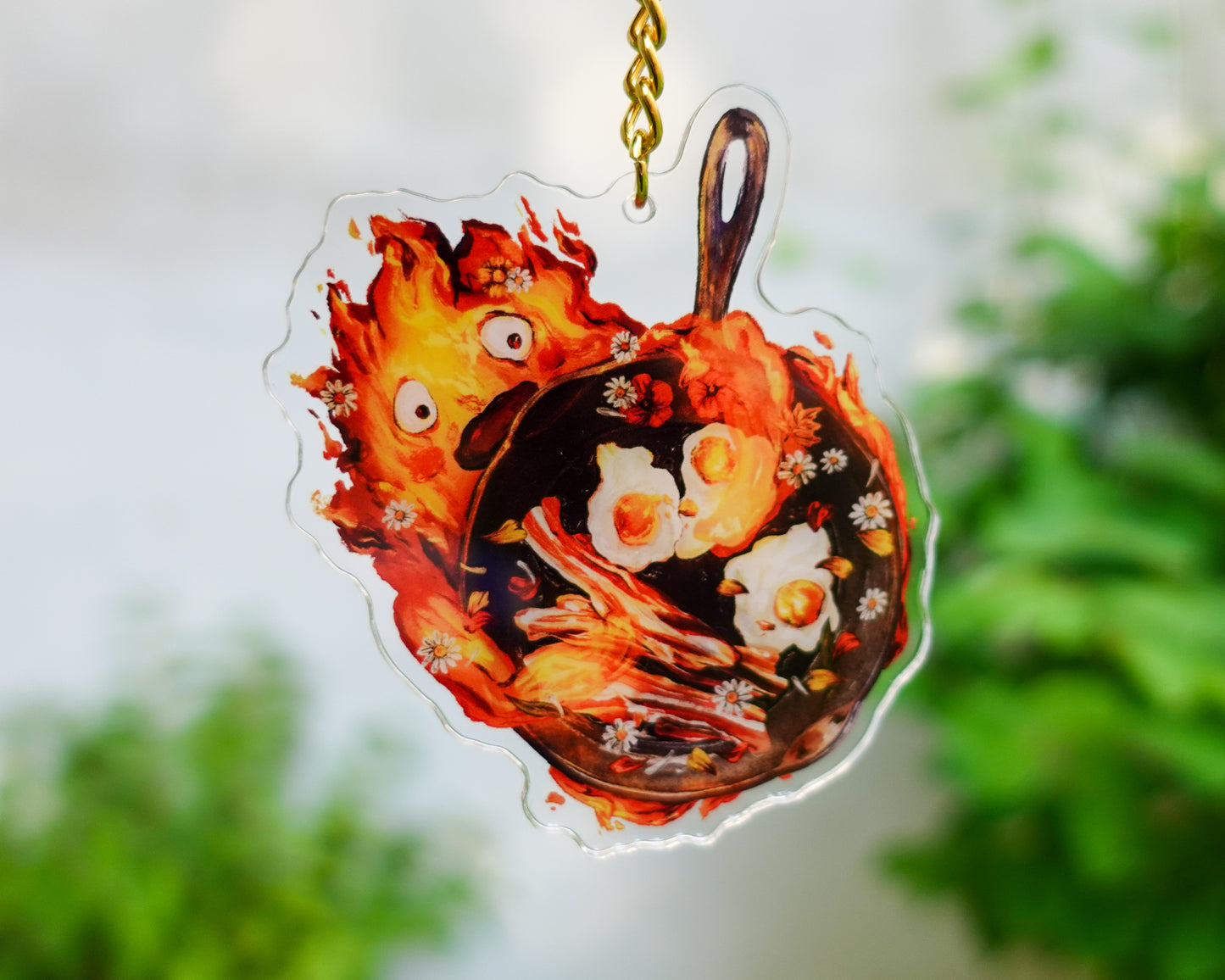 Floral Fire – Acrylic Charm