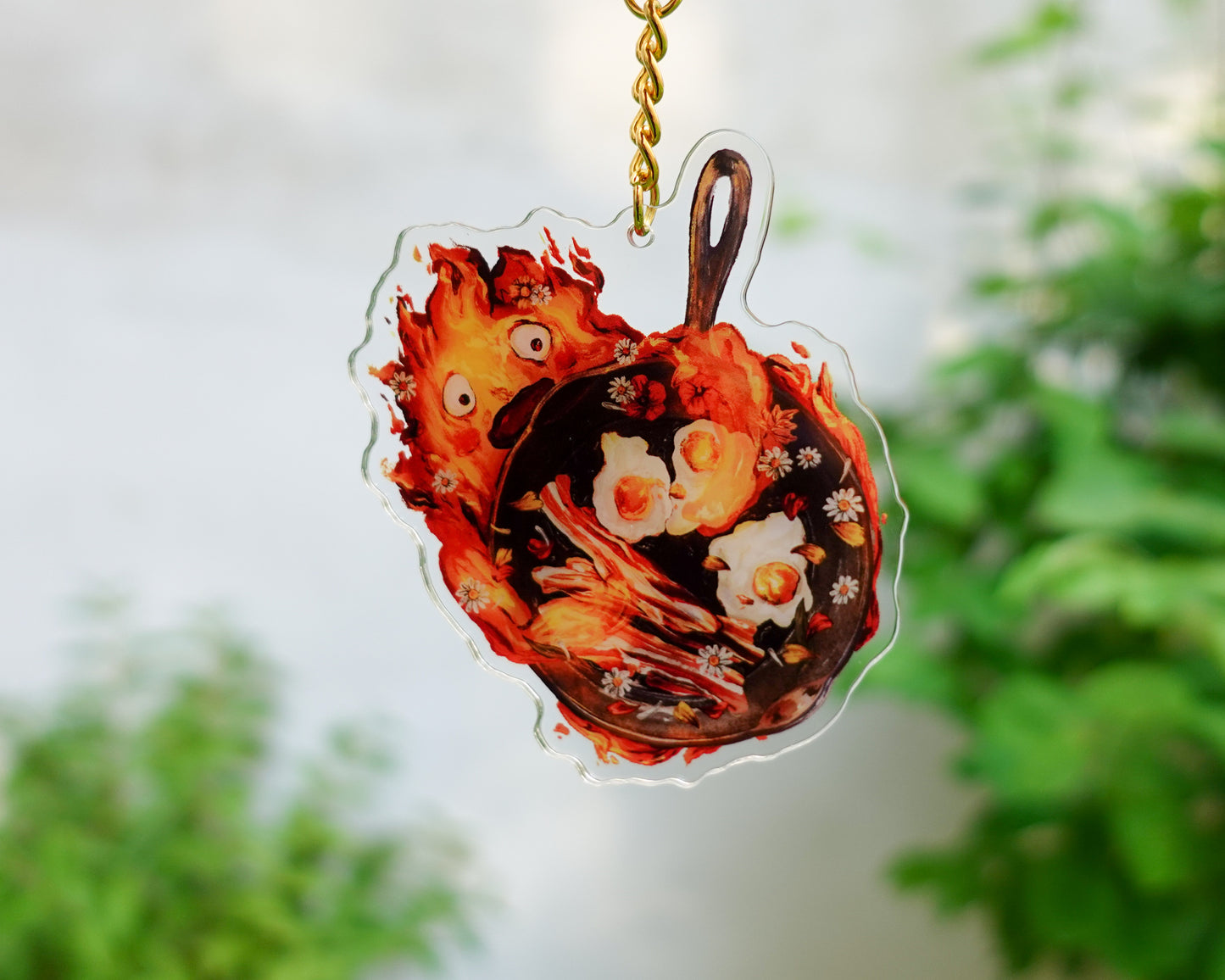 Floral Fire – Acrylic Charm