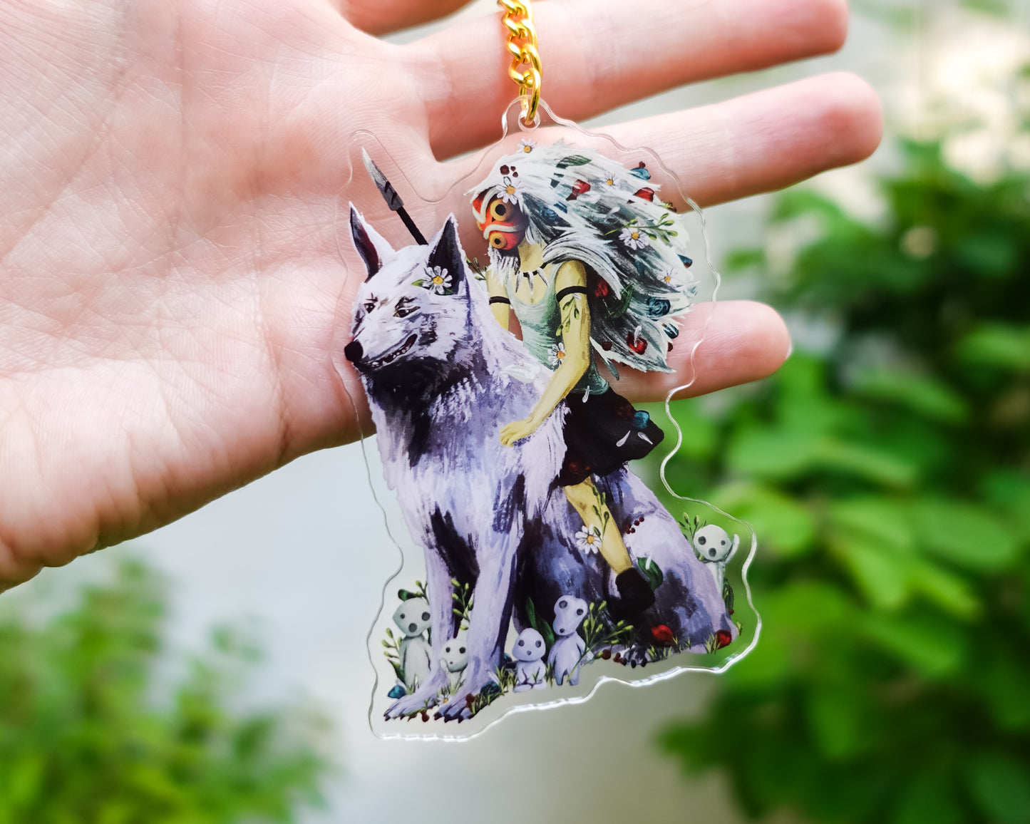 Floral Warrior Princess – Acrylic Charm