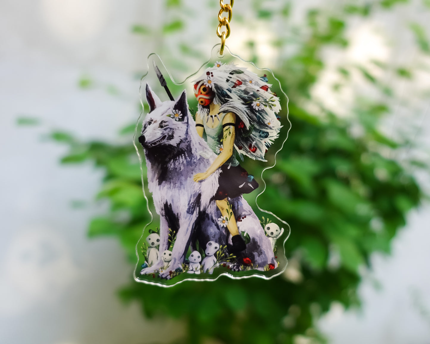 Floral Warrior Princess – Acrylic Charm