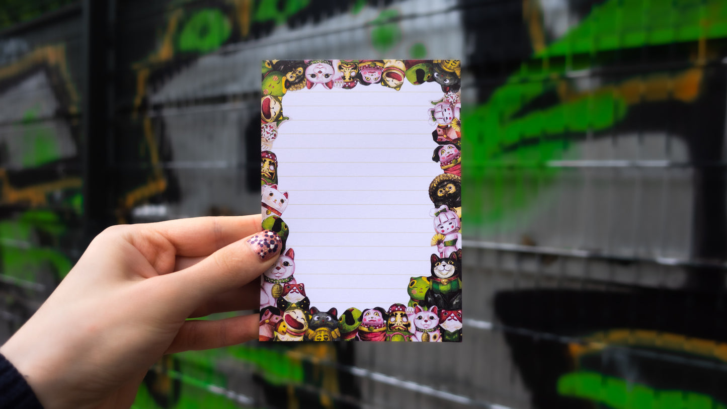 Japanese Dolls – A6 Lined Notepad