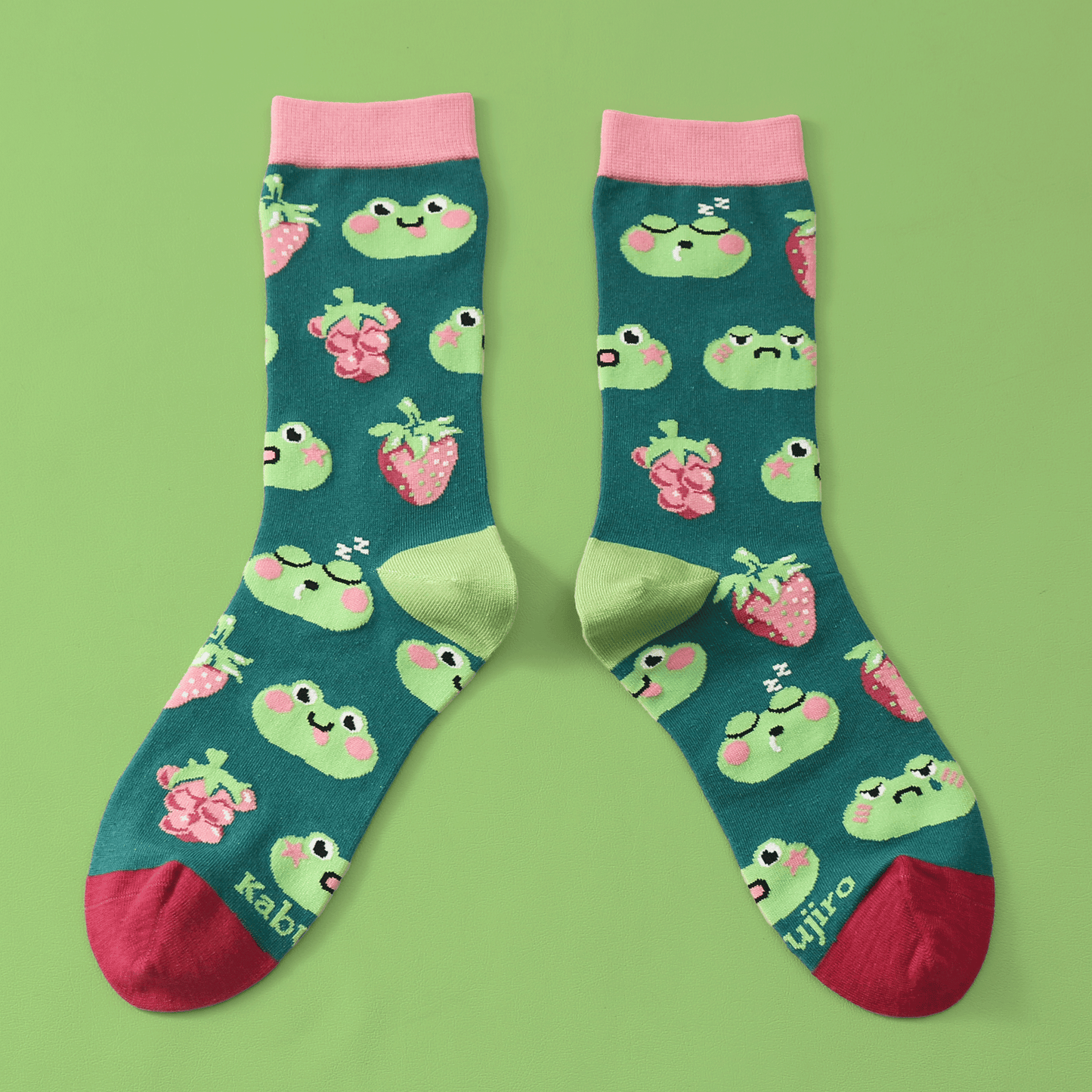 Fruity Frogs – Art Socks