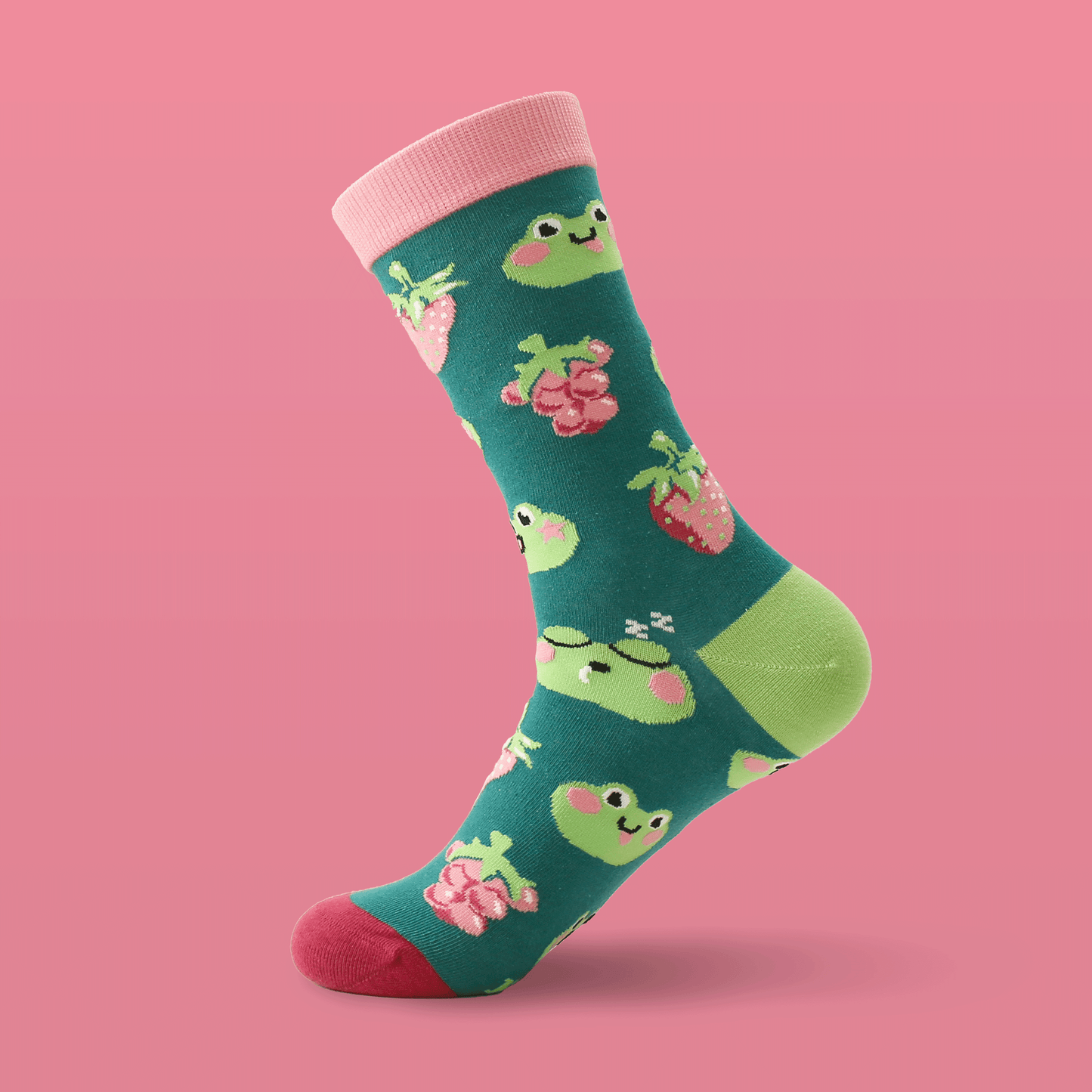 Fruity Frogs – Art Socks