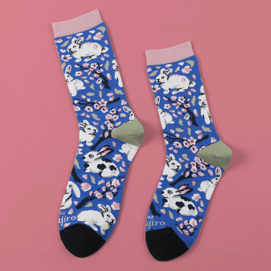 Sakura Bunnies – Cotton Socks