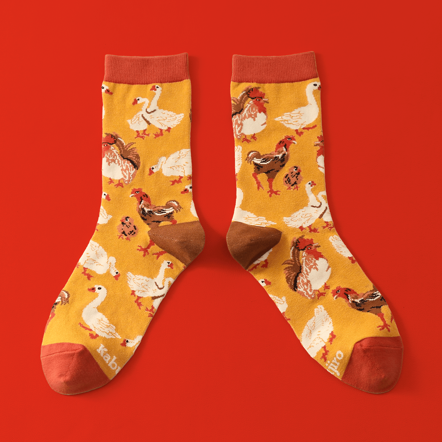 Chicken & Geese – Art Socks