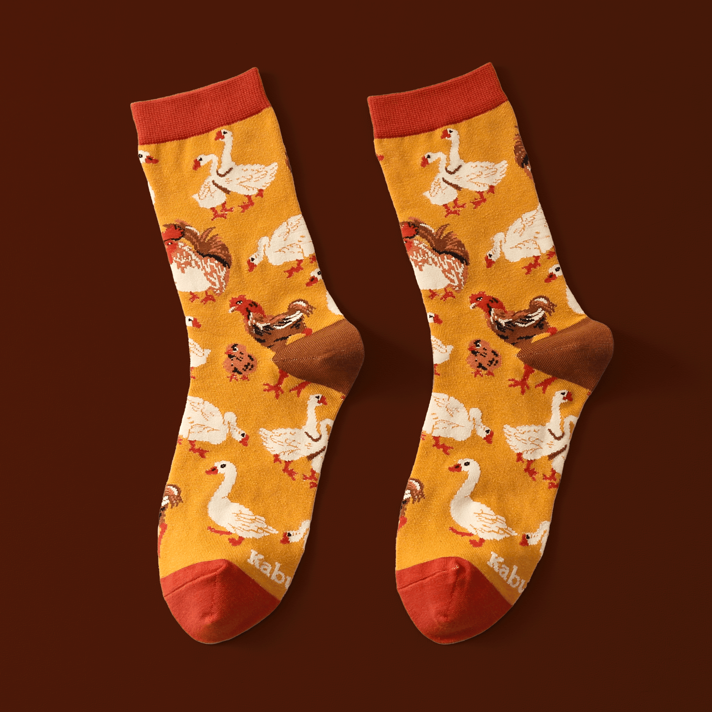 Chicken & Geese – Art Socks