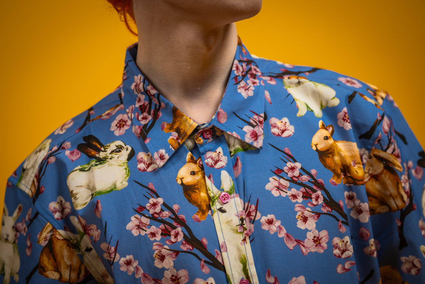 Sakura Bunnies – Button-Up Shirt