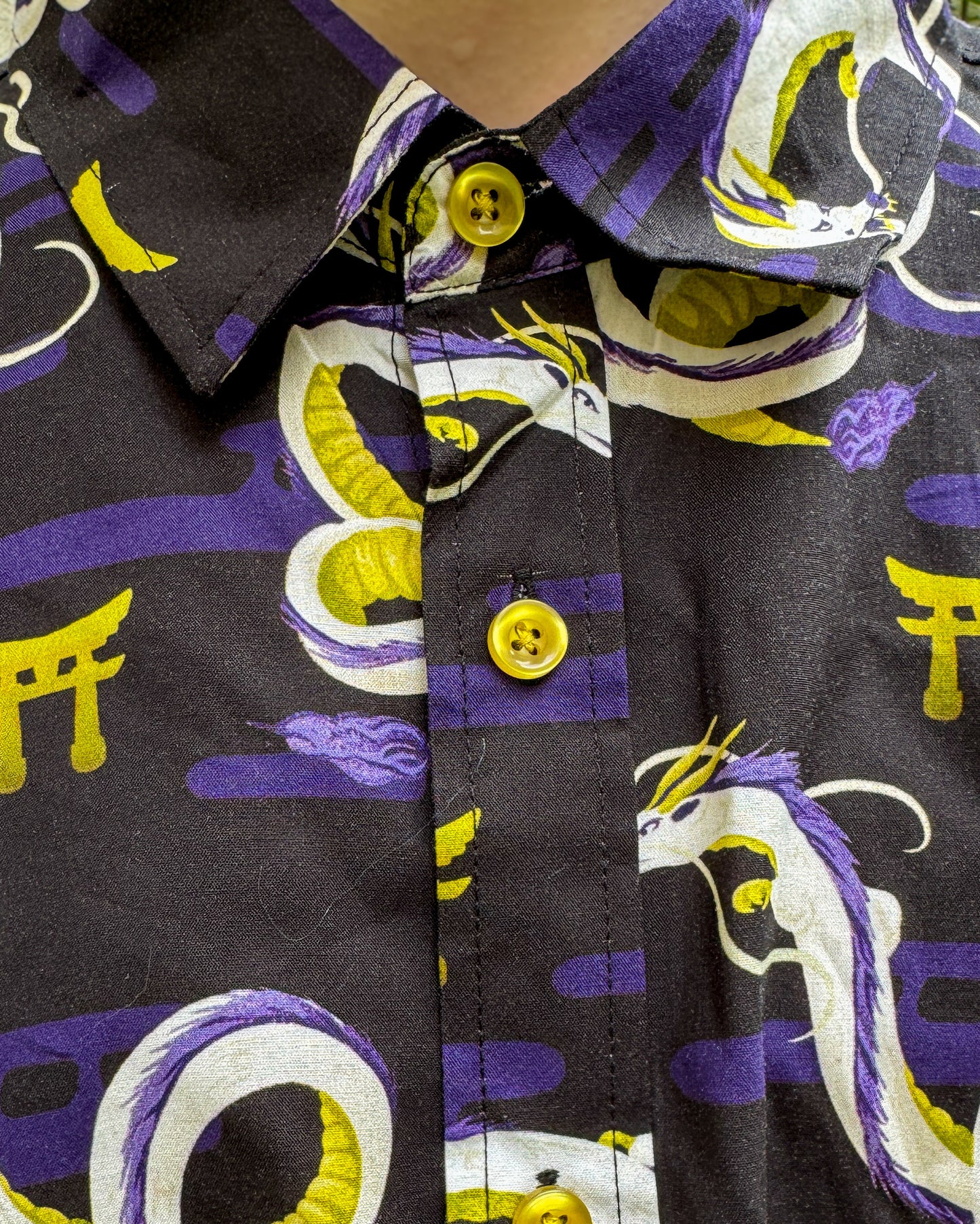 Purple Dragon – Button-Up Shirt