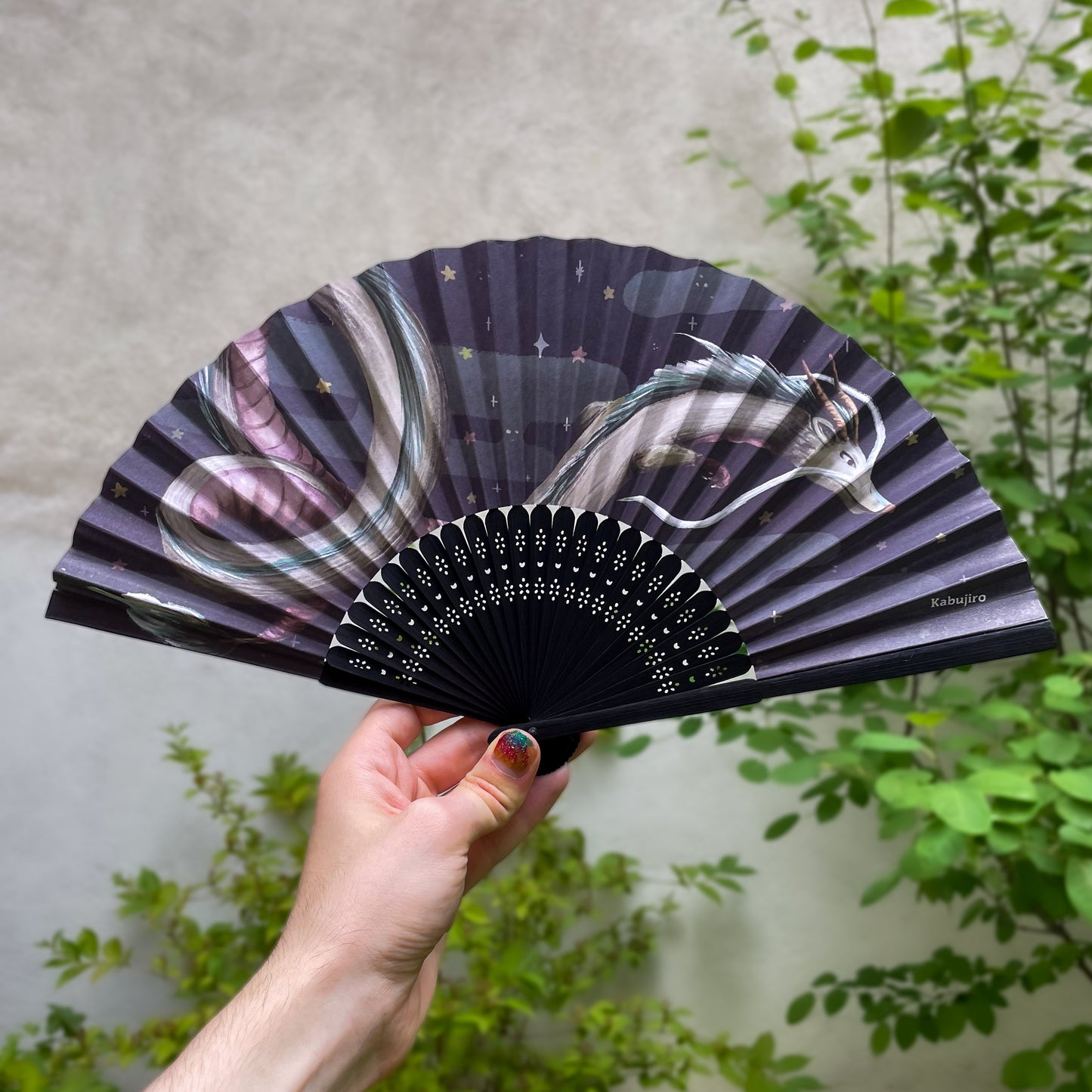 Dragon Spirit – Bamboo Folding Fan