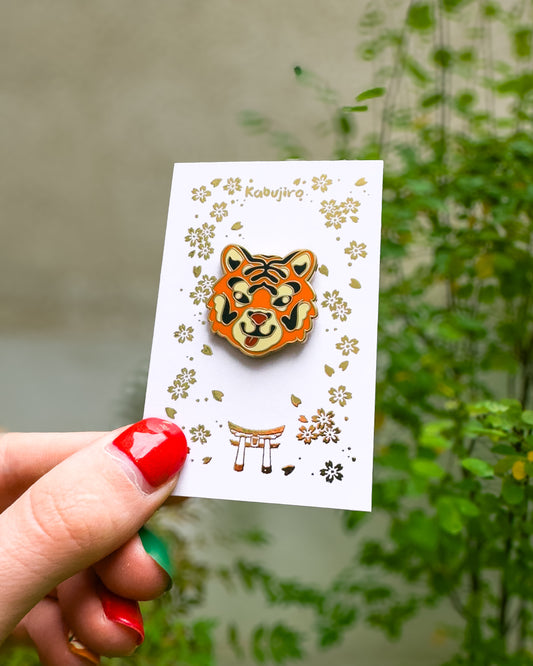 Tiger Enamel Pin