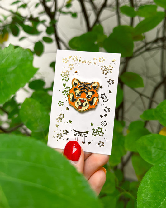 Tiger Enamel Pin