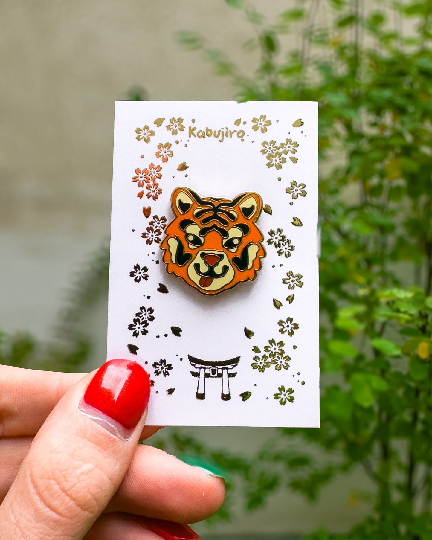 Tiger Enamel Pin