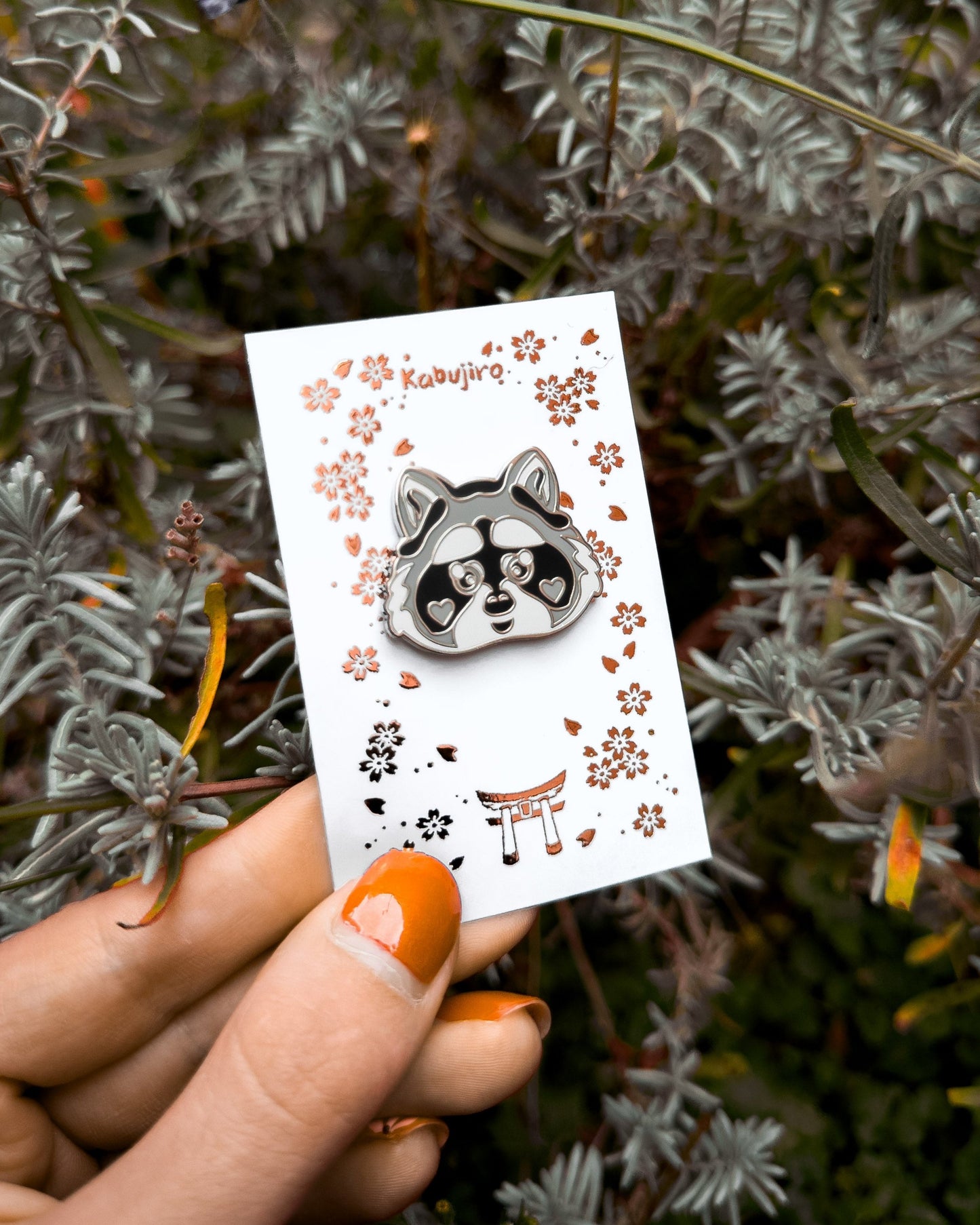 Raccoon Enamel Pin