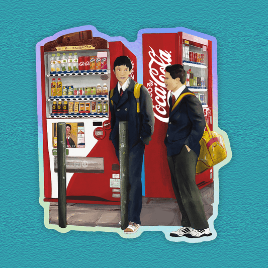 Vending Machine Boys – Jumbo Holographic Sticker