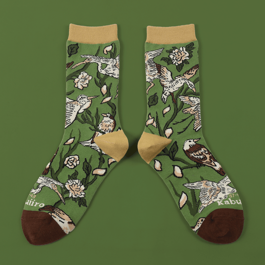 Ukiyo-e Birds – Cotton Socks