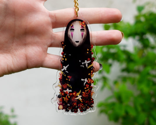 Dark Floral Spirit – Acrylic Charm