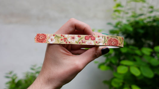 Tea Leaves & Florals – Japanese Washi Tape