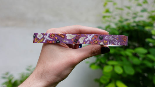 Spirit Florals – Purple Washi Tape