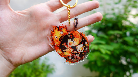 Floral Fire – Acrylic Charm