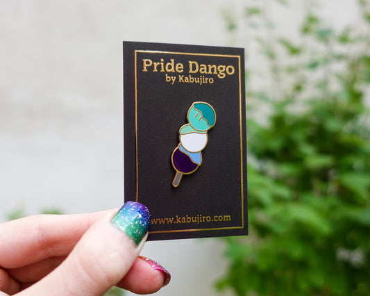 Pride Dango Enamel Pin – Gay Male (MLM)