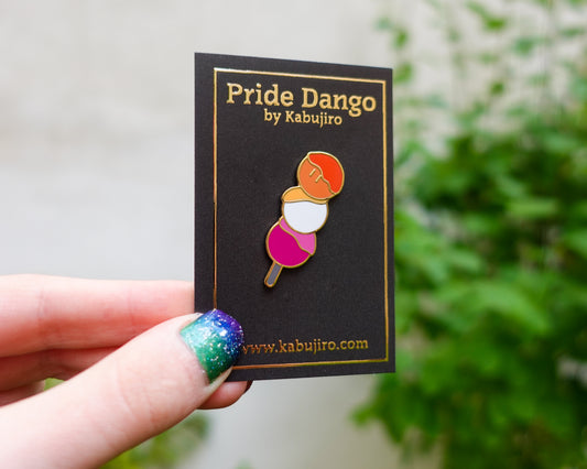 Pride Dango Enamel Pin – Lesbian