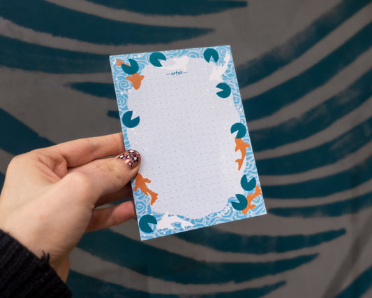 Koi Pond – A6 Dotted Notepad