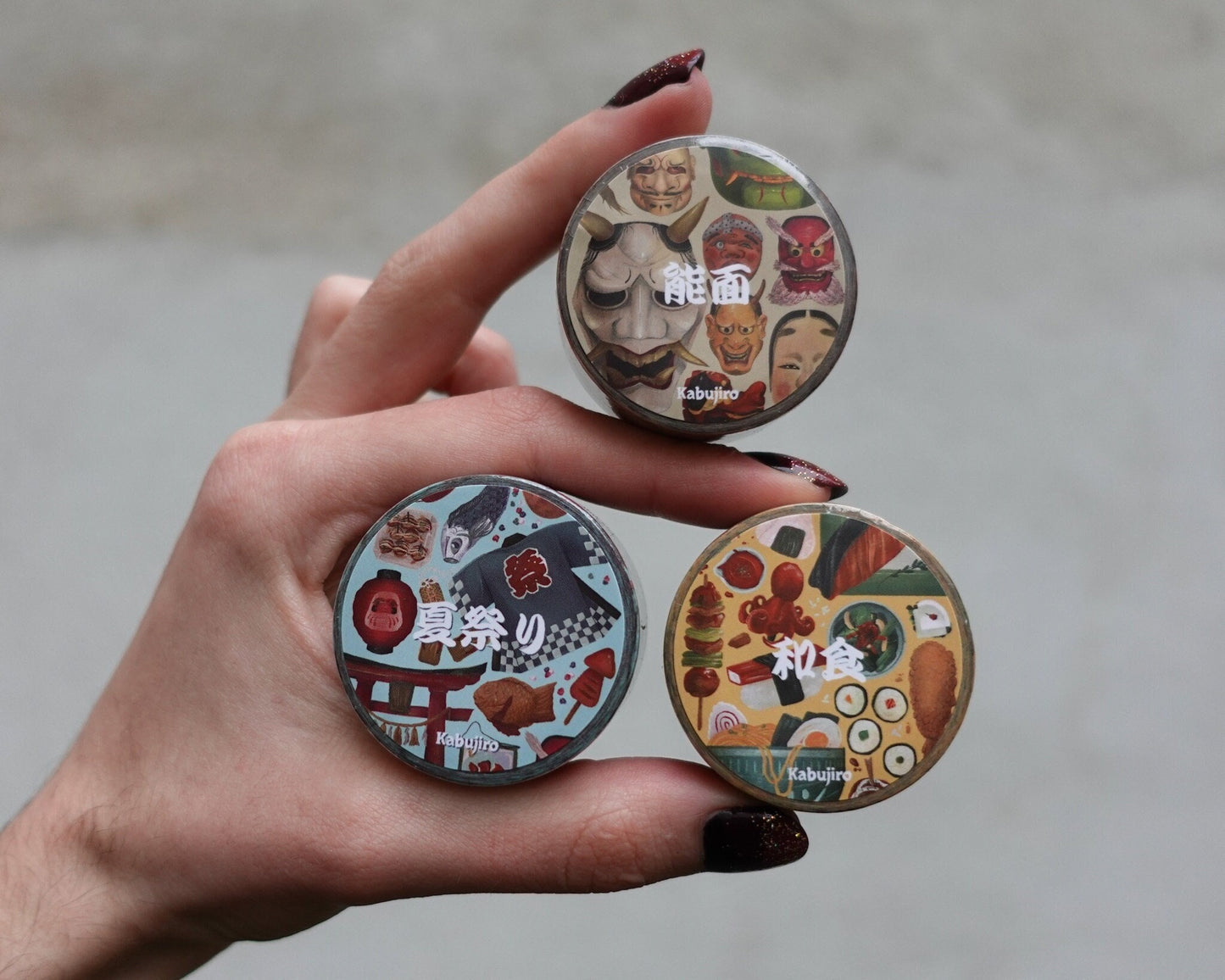 Washi Tape Set – Japanese Food, Festival and Masks