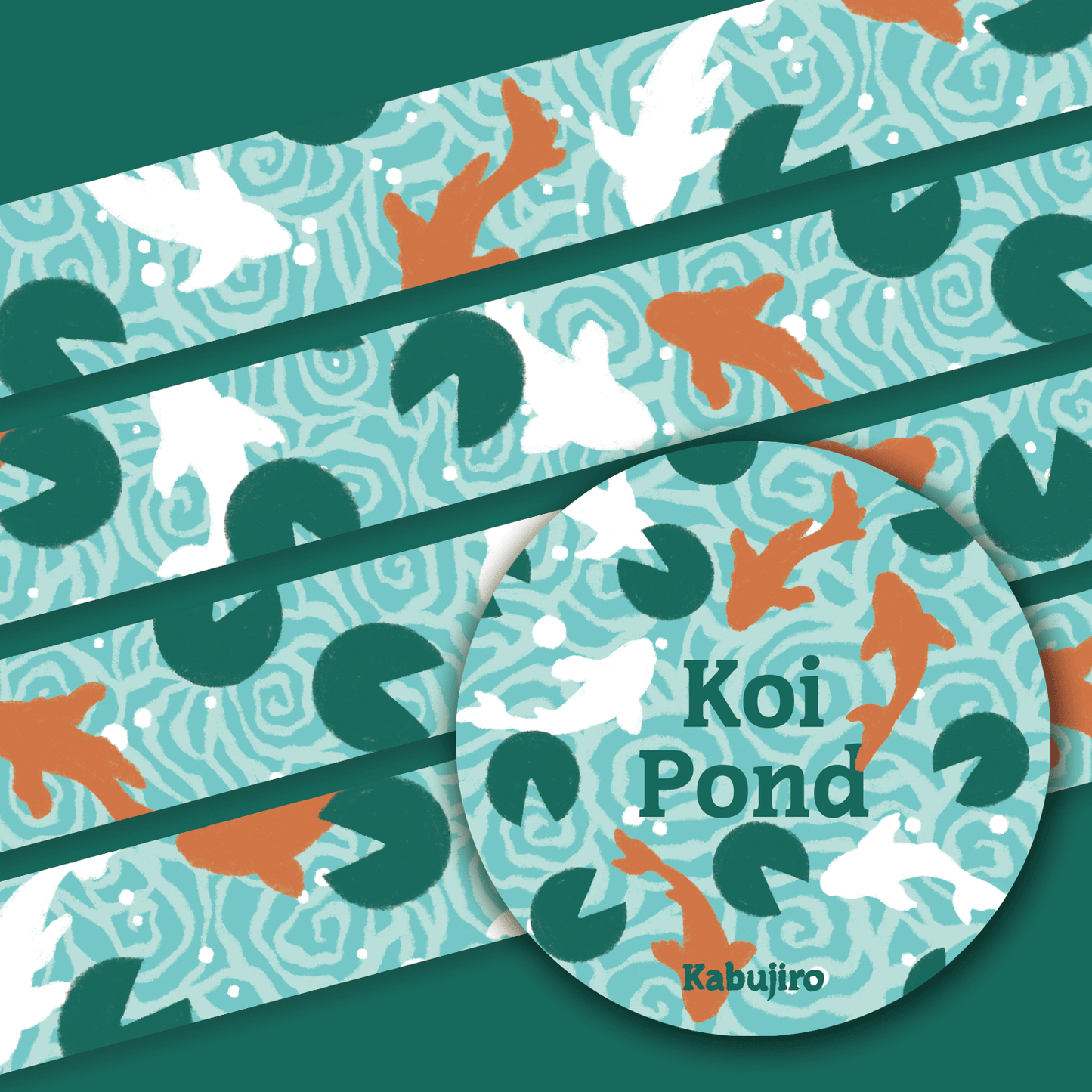 Koi Pond – 20mm wide Washi Tape