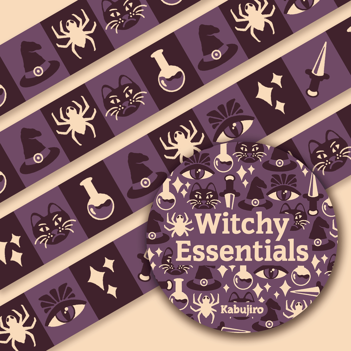 Witchy Essentials – Washi Tape – Kabujiro
